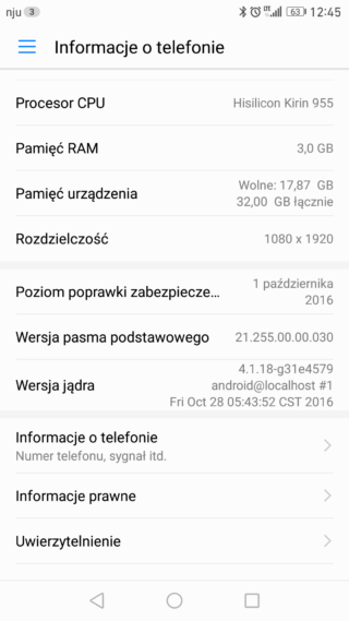 Huawei P9 Android 7.0 Nougat EMUI 5.0 beta