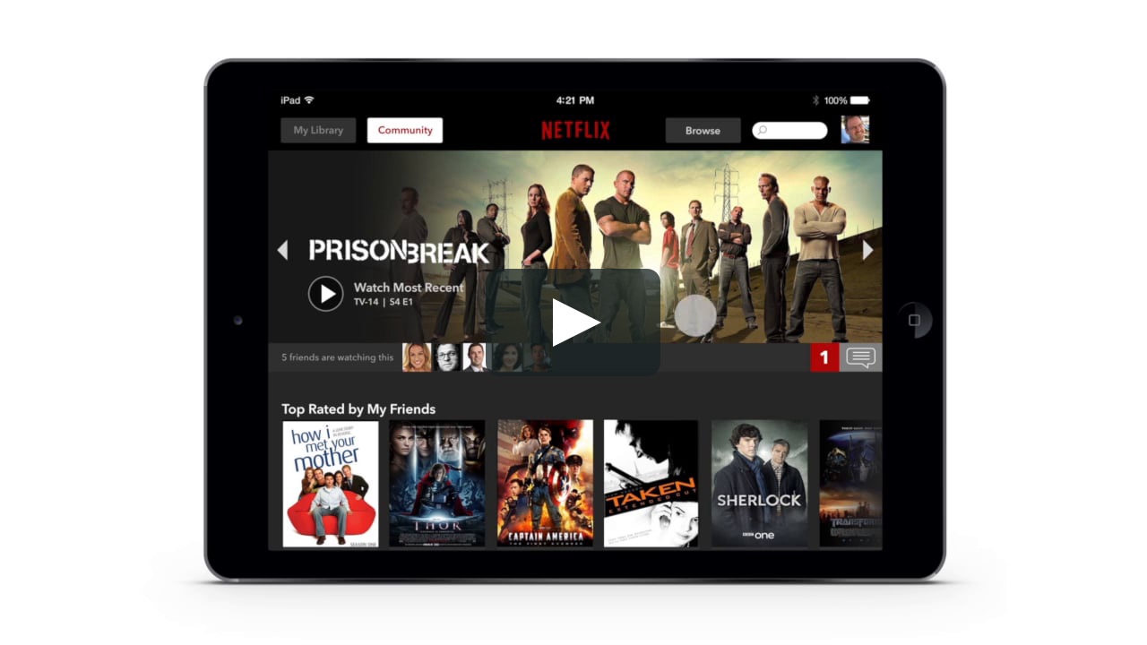 Aplikacja Netflix z trybem podglądowym na iOS i Androida => Tablety.pl