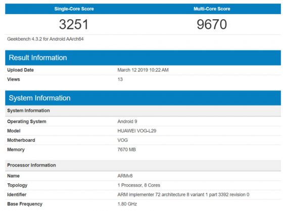 Huawei P30 Pro geekbench Galaxy S10 cena kiedy premiera opinie gdzie kupić najtaniej w Polsce specyfikacja techniczna