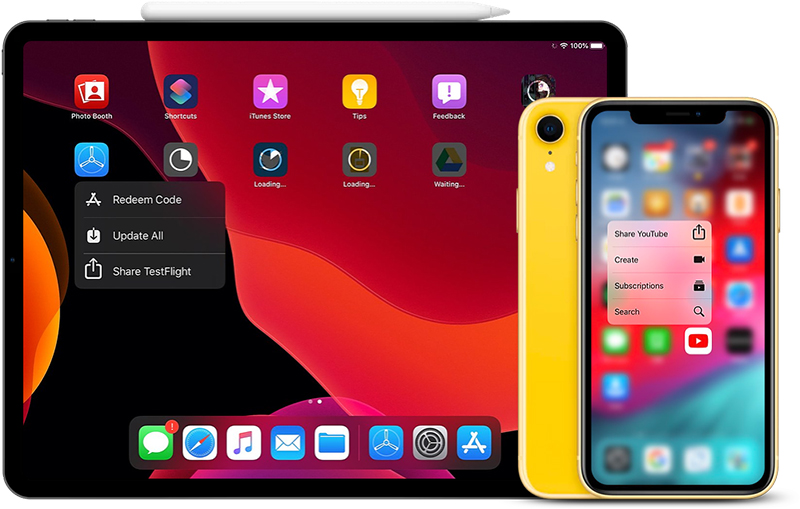 Apple iPadOS iOS 13 iPhone 2019 3D Touch szybkie akcje