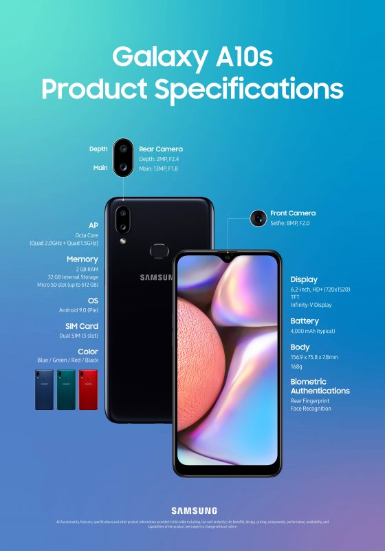 samsung galaxy a10 euronics