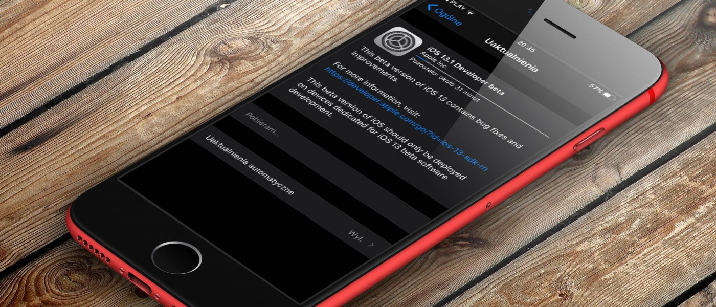 iOS 13.1 beta 1 Apple iPhone aktualizacja co nowego