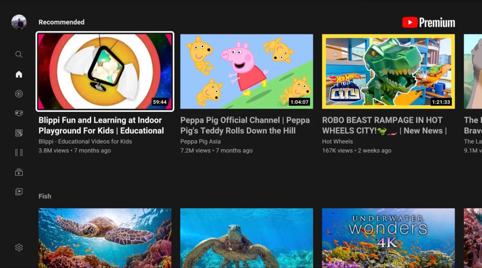 Виснет youtube на apple tv