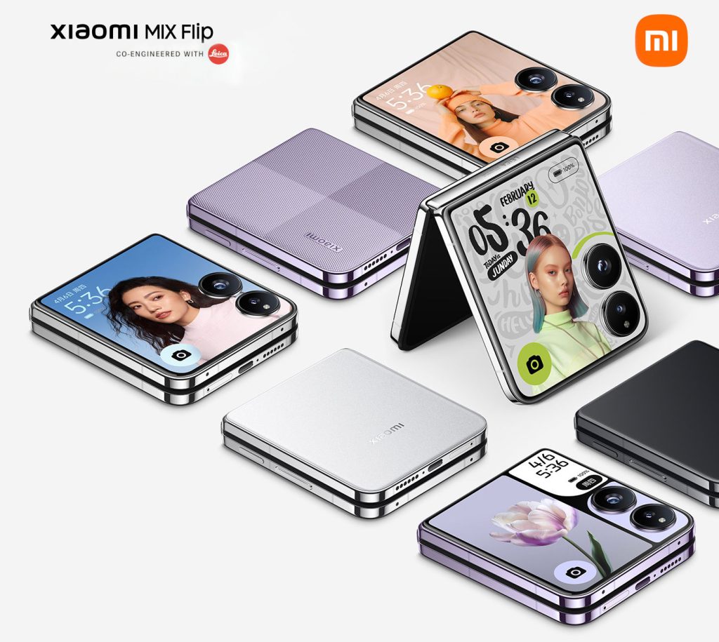 Xiaomi Mix Flip składany smartfon z klapką design