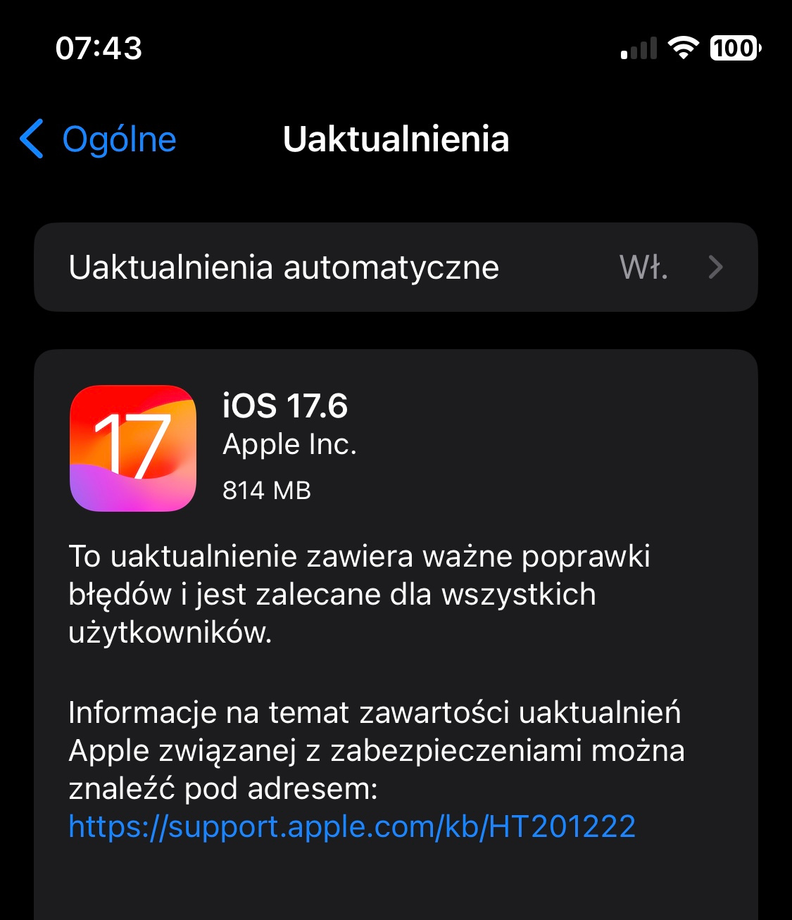 aktualizacja iPadOS ioS 17.6 macOS 14.6 co nowego nowości Apple