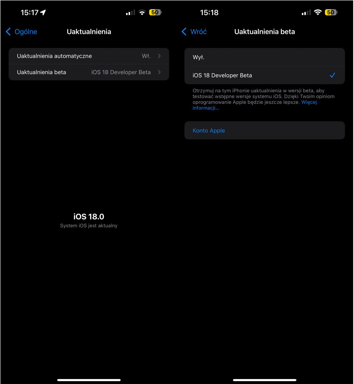 iOS 18 Public Beta jak zainstalować aktualizacja Apple iPhone