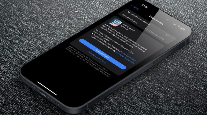 iOS 18 beta 8 iOS 18.1 beta 3 aktualizacja co nowego