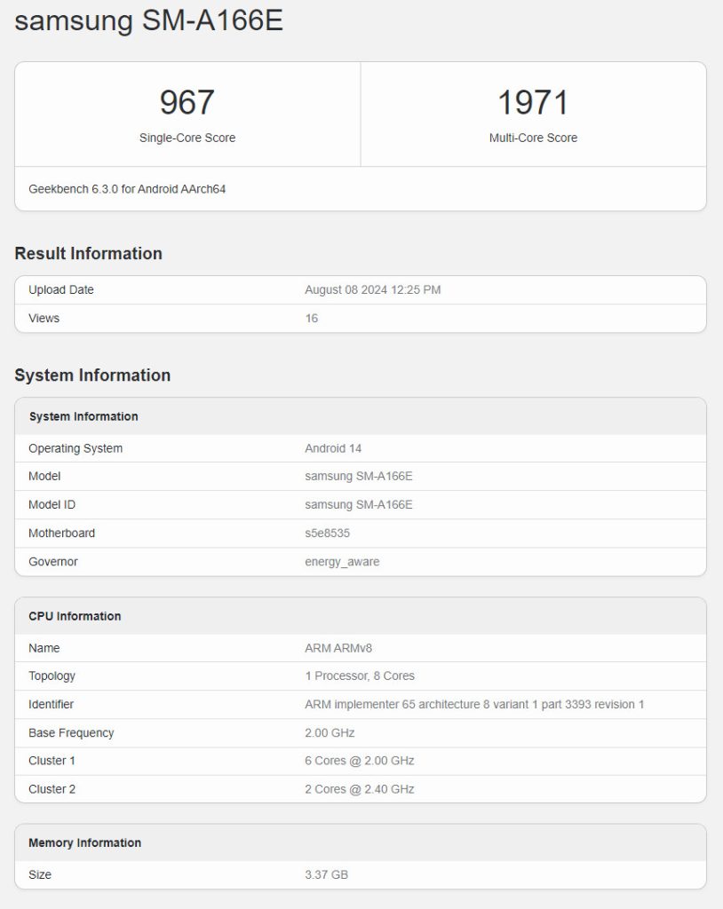 Samsung Galaxy A16 5G cena specyfikacja