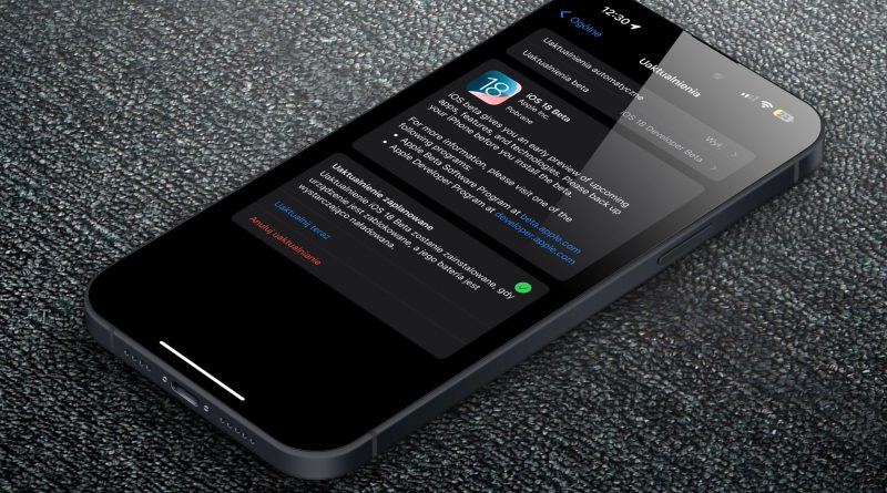 iOS 18 beta 6 Apple nowa aktualizacja iPhone