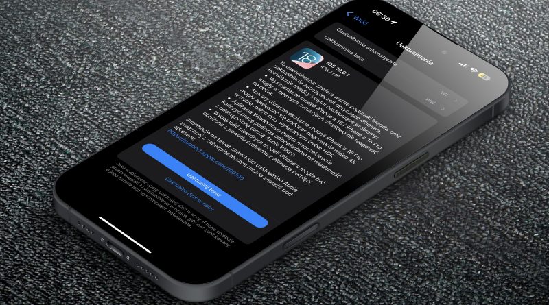 aktualizacja iOS 18.0.1 iPadOS watchOS 11.0.1 co nowego nowości zmiany