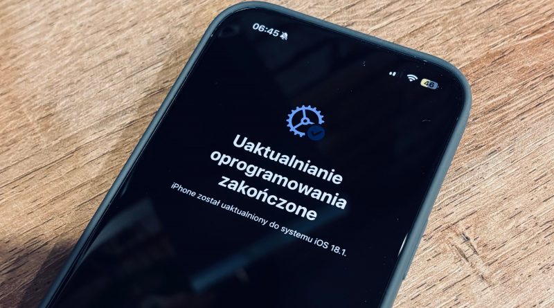 aktualizacja iOS 18.1 Apple iPhone co nowego jak zainstalować nowości zmiany