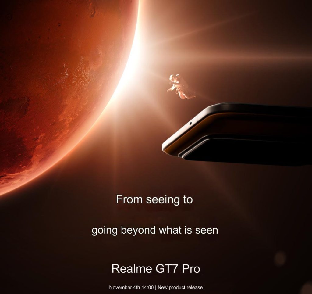 Realme GT7 Pro Snapdragon 8 Elite data premiery