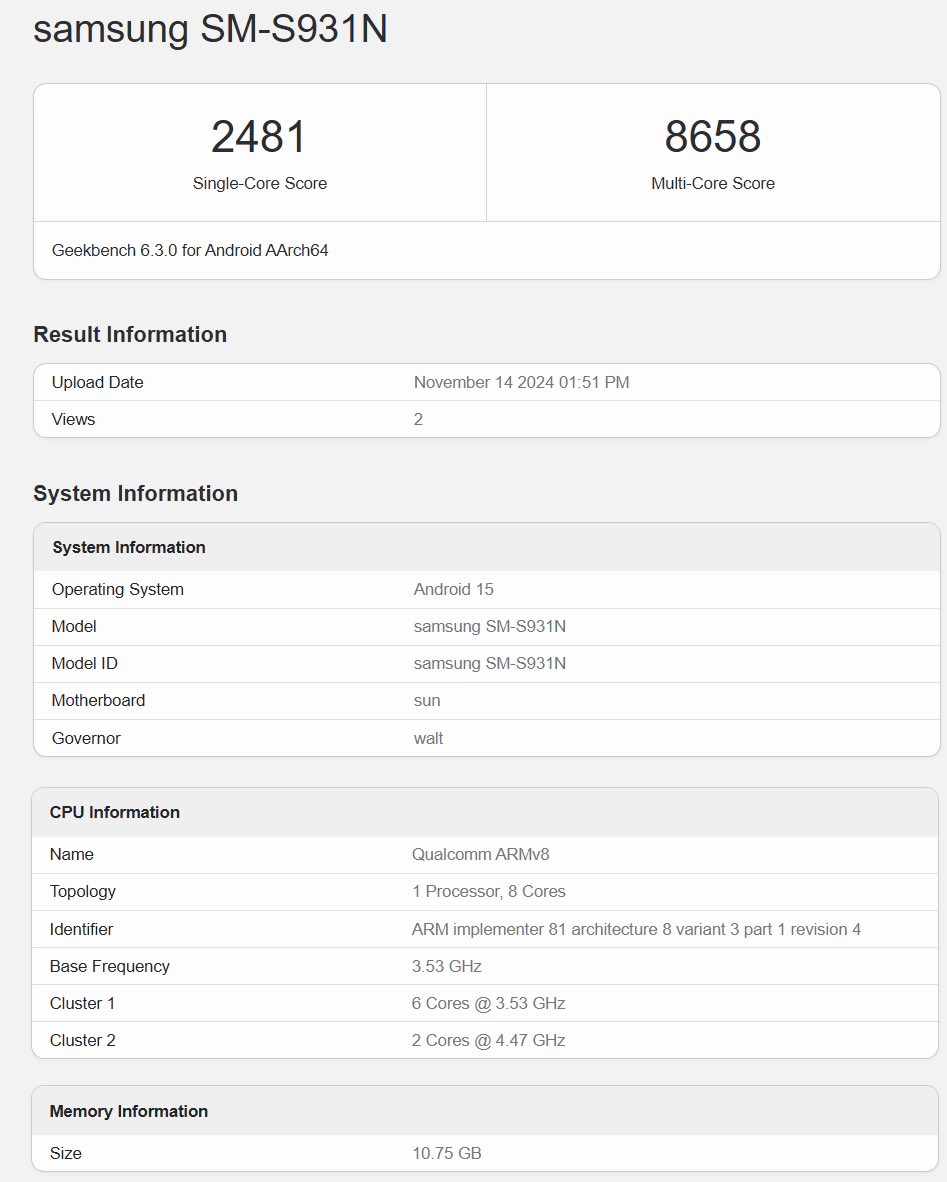 Samsung Galaxy S25 ile więcej pamięci RAM data premiery