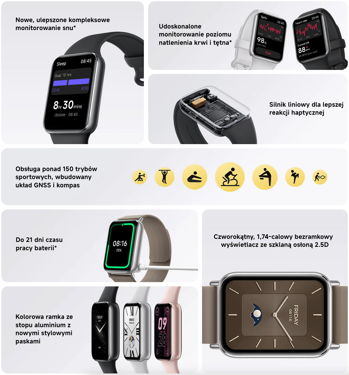 opaska Xiaomi Smart Band 9 Pro cena w Polsce